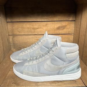 NIKE LUNAR BLAZER Men’s Size 12- Pure Platinum/Stadium Grey